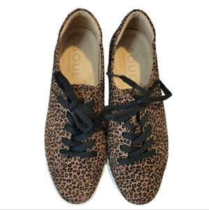 Soul Naturalizer Topaz Platform Low Top Sneakers Macy's Leopard Print Size 9